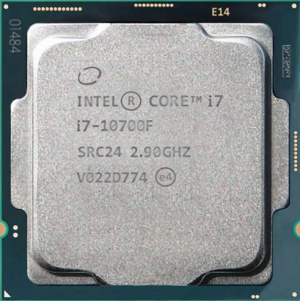 Процессор Intel Core i7-10700F, 2.9GHz, LGA1200, 8 cores, OEM