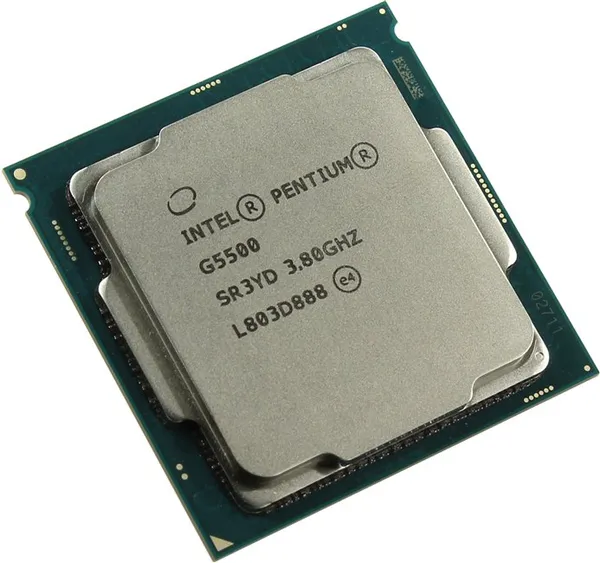 Процессор Intel Pentium G5500, 3.8GHz, LGA1151 v2, 2 cores, SVGA
