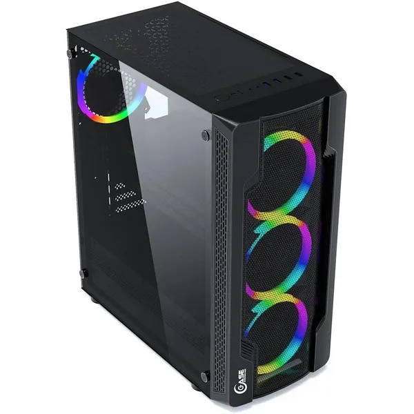 Компьютер IVEN BY Gaming Black 197570 Core i3-14100F/16Gb/480Gb/RTX 3060 12Gb/600W