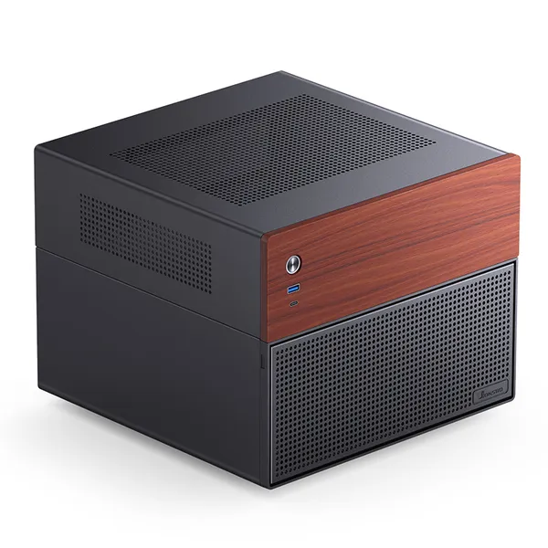 Корпус Jonsbo N4 Black, без БП, mini-ITX