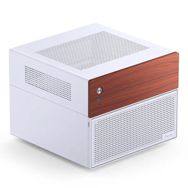 Корпус Jonsbo N4 White, без БП, mini-ITX