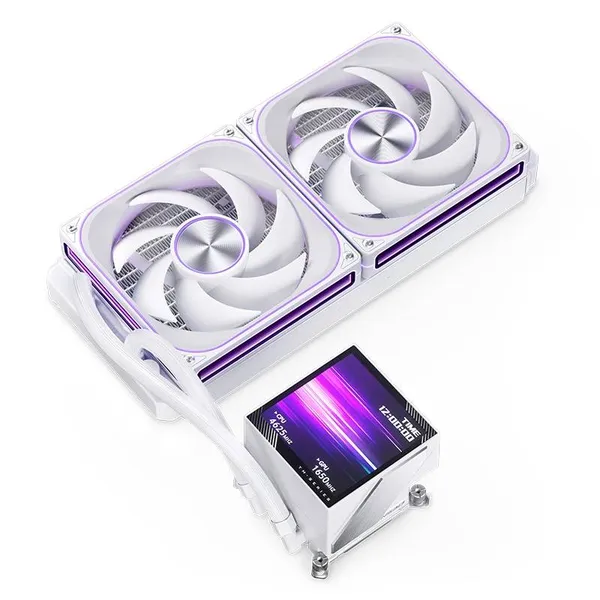 Жидкостное охлаждение Jonsbo TM-280 White, 285W (LGA1700 Ready)
