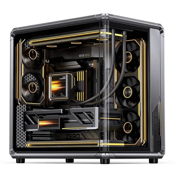 Корпус Jonsbo X400CG Gray, без БП, ATX