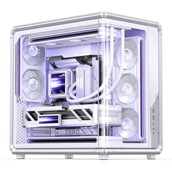 Корпус Jonsbo X400CG White, без БП, ATX