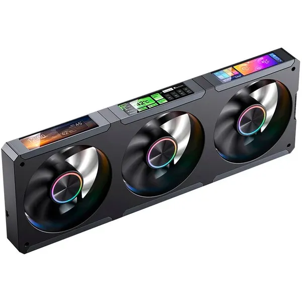 Вентилятор 12x12см Jonsbo ZC-360B, черный, 3шт.