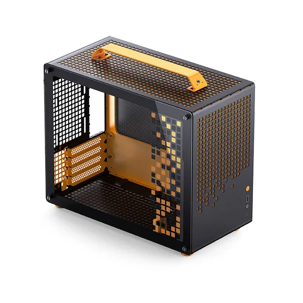 Корпус Jonsbo Jonsplus Z20 Orange/Black, без БП, mATX