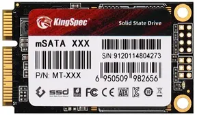 256Gb SSD Kingspec MT-256, (550/500), mSATA