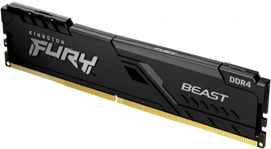 Оперативная память 16Gb Kingston FURY Beast Black KF432C16BB1/16, DDR IV, PC-25600, 3200MHz
