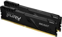 Оперативная память 16Gb Kingston FURY Beast Black KF432C16BBK2/16, DDR IV, PC-25600, 3200MHz, kit 2x8Gb, OEM