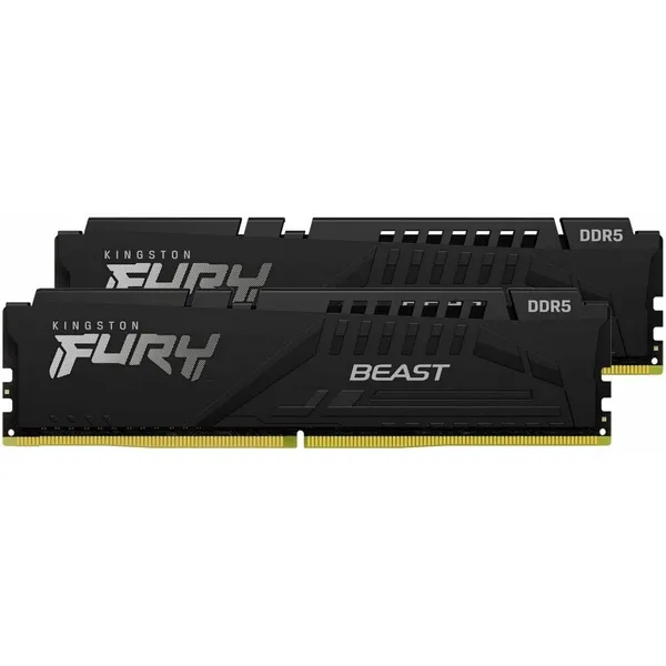 Оперативная память 64Gb Kingston FURY Beast KF552C40BB2K2-64, DDR V, PC-41600, 5200MHz, kit 2x32Gb