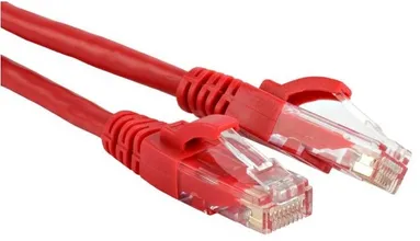 Патч-корд 5м, UTP cat.5e, Lanmaster TWT-45-45-5.0-RD, красный