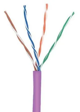 UTP кабель бухта 305м cat.5e Lanmaster TWT-5EUTP-NGLS, фиолетовый