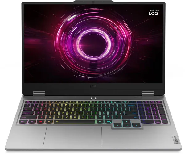 Ноутбук Lenovo LOQ 15AHP9 (83DX00BNRK), 15.6" IPS, Ryzen 5 8645HS/ 16Gb/ 1TbSSD/ RTX 4050 6Gb/ Grey