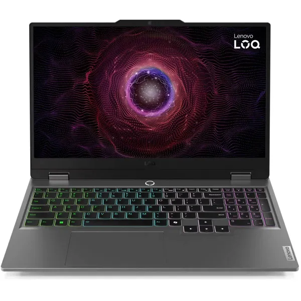 Ноутбук Lenovo LOQ 15AHP9 (83DX00BPRK), 15.6" IPS, Ryzen 5 8645HS/ 16Gb/ 512SSD/ RTX 4050 6Gb/ Gray