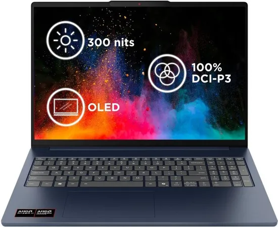 Ноутбук Lenovo IdeaPad Slim 5 16AHP11 (83S40002RK), 16" OLED, Ryzen 5 240/ 16Gb/ 512SSD/ Blue