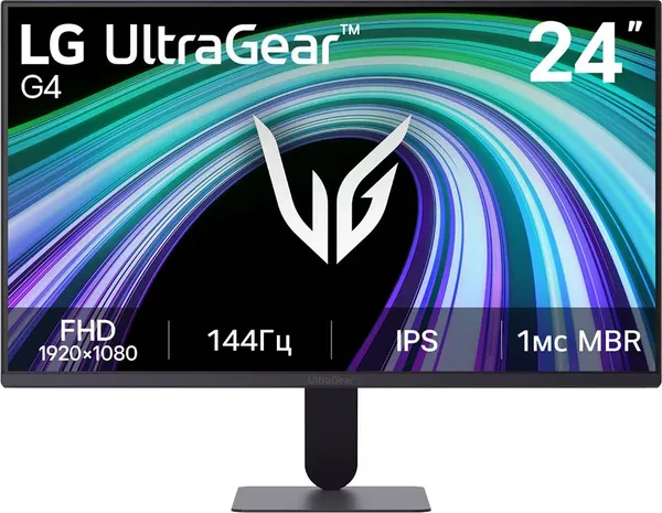 Монитор 23.8" LG UltraGear G4 24G411B-B, 1920x1080, IPS, 144Hz (HDMI, DP)