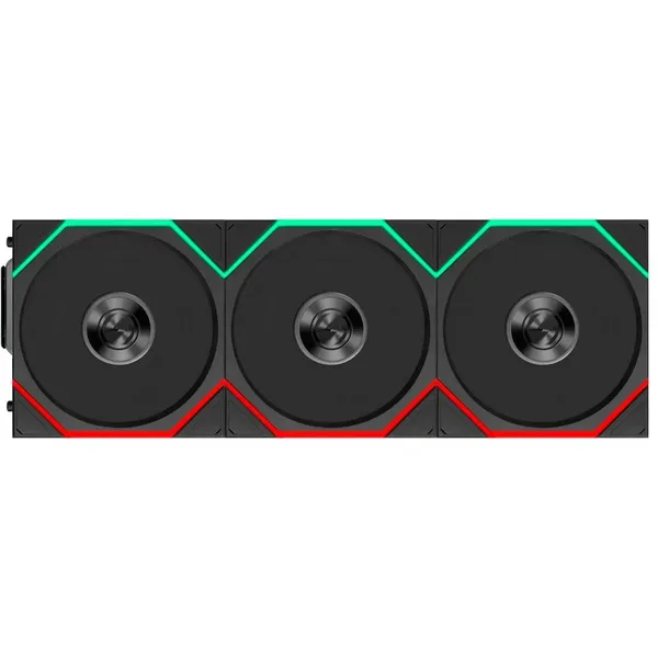 Вентилятор 12x12см Lian Li UNI FAN TL FLEX 120 Black G9F.12TL1F3B.R0, 3шт.