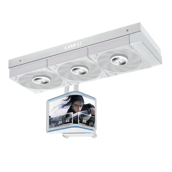 Жидкостное охлаждение Lian Li HydroShift II OLED Curved 360P28 White G89.GHS2OLDC36PW.R0 (LGA1700 Ready)