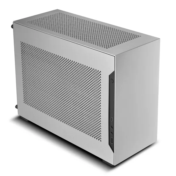 Корпус Lian Li A4H2O PCIe 4.0 Silver G99.A4H2OA4.00, без БП, Mini-ITX