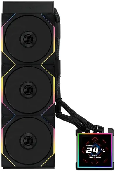 Жидкостное охлаждение Lian Li HydroShift II LCD-S 360TL Flex Black G89.GHS2LCDS36TFB.R0 (LGA1700 Ready)