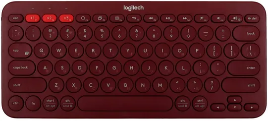Клавиатура Logitech K380, красный, 920-007655