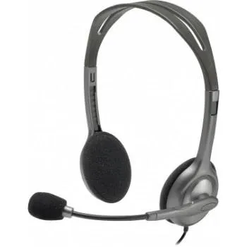 Гарнитура Logitech Stereo H110, серебристый, 981-000459