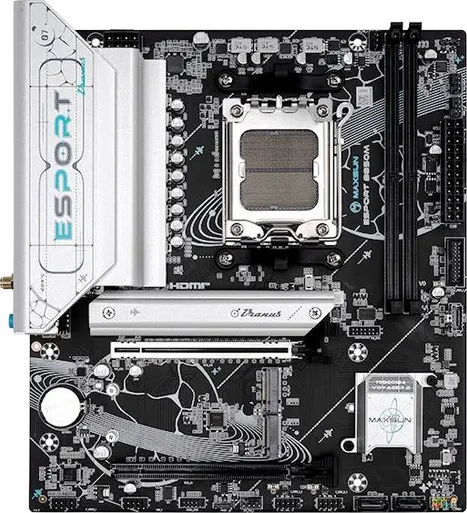 Материнская плата Maxsun MS-eSport B850M WIFI6E, AM5, (HDMI), 2xDDR V, mATX