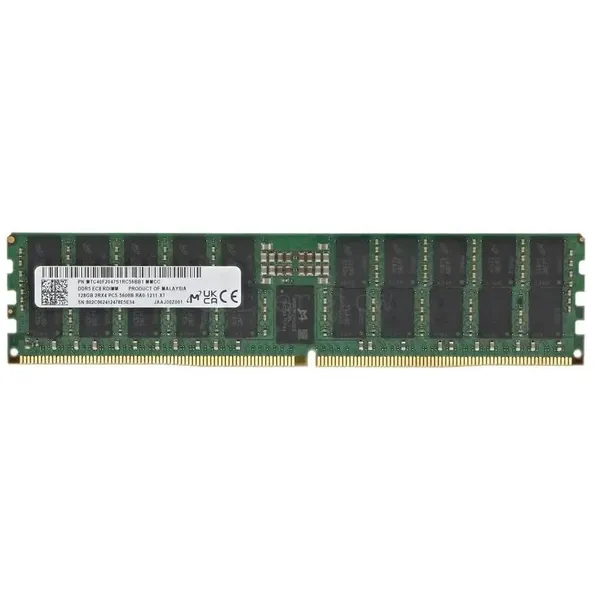 Серверная оперативная память 128Gb Micron MTC40F2047S1RC56BB1, DDR V, PC-44800, 5600MHz, ECC Reg, OEM