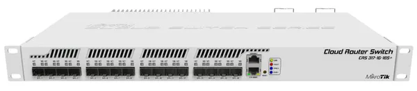 Коммутатор Mikrotik Cloud Router Switch CRS317-1G-16S+RM, 16xSFP+