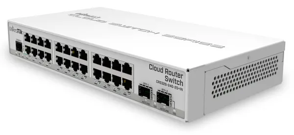 Коммутатор Mikrotik Cloud Router Switch CRS326-24G-2S+IN, 24xLAN 1Gbps, 2xSFP+