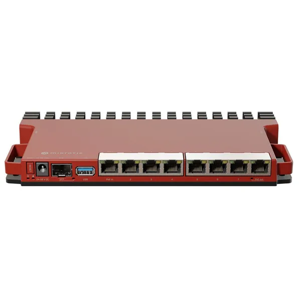 Роутер Wi-Fi MikroTik L009UiGS-RM, 8xLAN 1Gbps, 1xSFP, 1xUSB