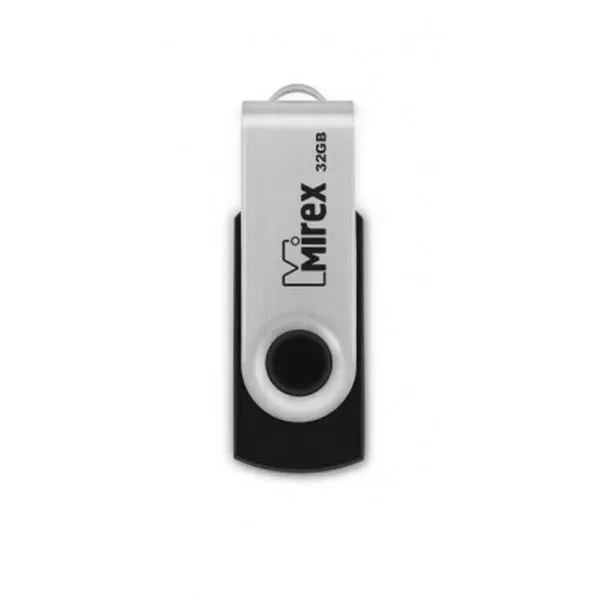 32Gb Mirex SWIVEL BLACK 13600-FMURUS32, USB2.0
