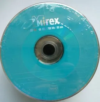 CD-RW disk 4-12x/700Mb Mirex UL121002A8T 50шт в пленке