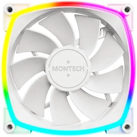 Вентилятор 12x12см Montech RX120 PWM Reverse White (MNT-RX120-W)