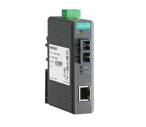 Медиаконвертор Moxa IMC-21-S-SC, Ethernet 10/100BaseTX -> 100BaseFX