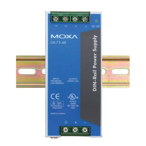 Moxa DR-75-48, 75Вт, 1.6А, 48В