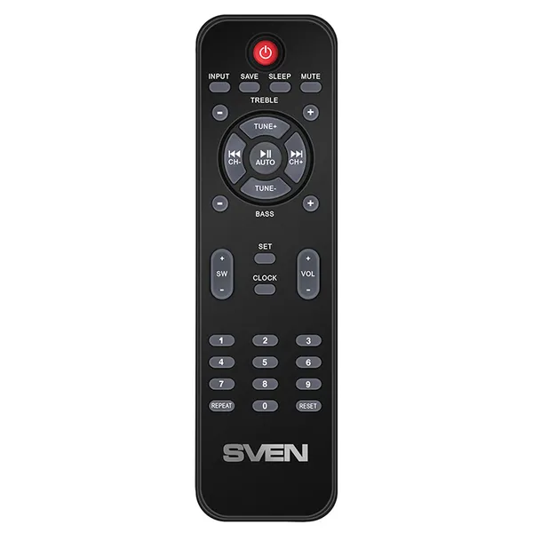Акустика Sven MS-2050, дерево, 55Вт, ПДУ, FM, черный