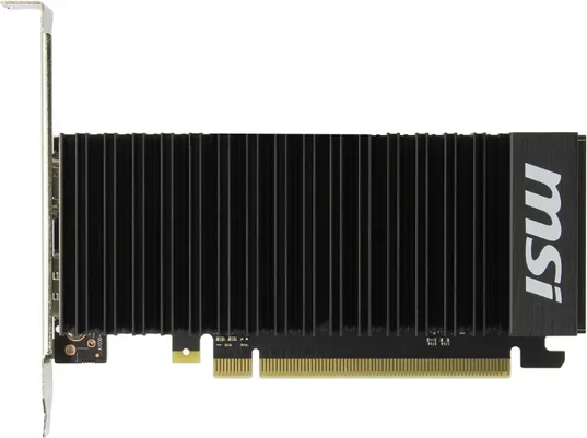 Видеокарта GeForce GT 1030, 2Gb DDR4 64bit, MSI GT 1030 2GHD4 LP OC, RTL