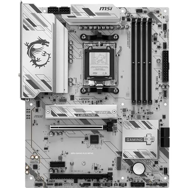 Материнская плата MSI B850 GAMING PLUS WIFI6E, AM5, (HDMI, DP), 4xDDR V, ATX