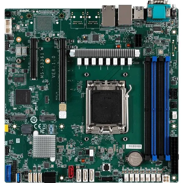 Материнская плата MSI D3051 (D3051GB2N-1G), AM5, (VGA), 4xDDR V, mATX