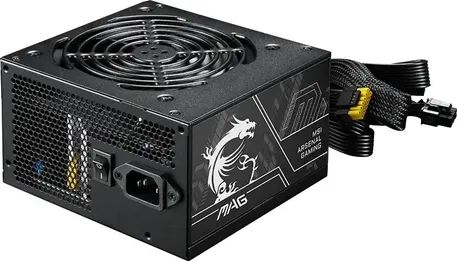 Блок питания 750Вт, MSI MAG A750BN PCIE5 II, 80 Plus Bronze, APFC, ATX (306-7ZPSX11-CE0)