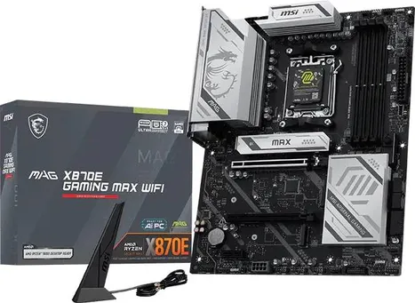 Материнская плата MSI MAG X870E GAMING MAX WIFI, AM5, (HDMI), 4xDDR V, ATX