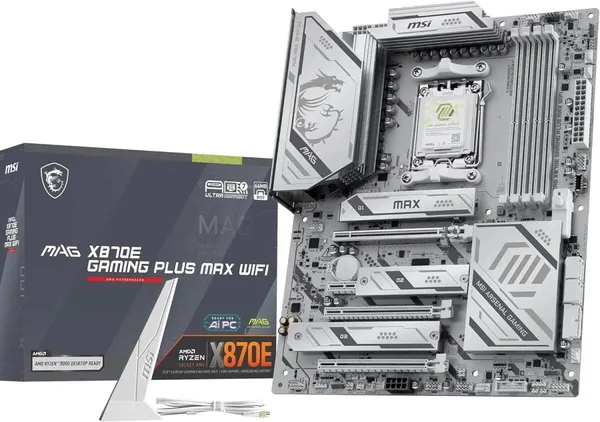 Материнская плата MSI MAG X870E GAMING PLUS MAX WIFI, AM5, (HDMI), 4xDDR V, ATX