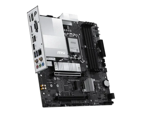 Материнская плата MSI PRO B860M-P WIFI6E, LGA1851, (HDMI, 2xDP, VGA), 4xDDR V, mATX
