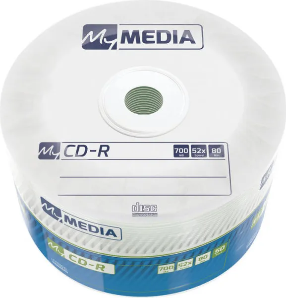 CD-R disk 52x/700Mb MyMedia 50шт (69201)