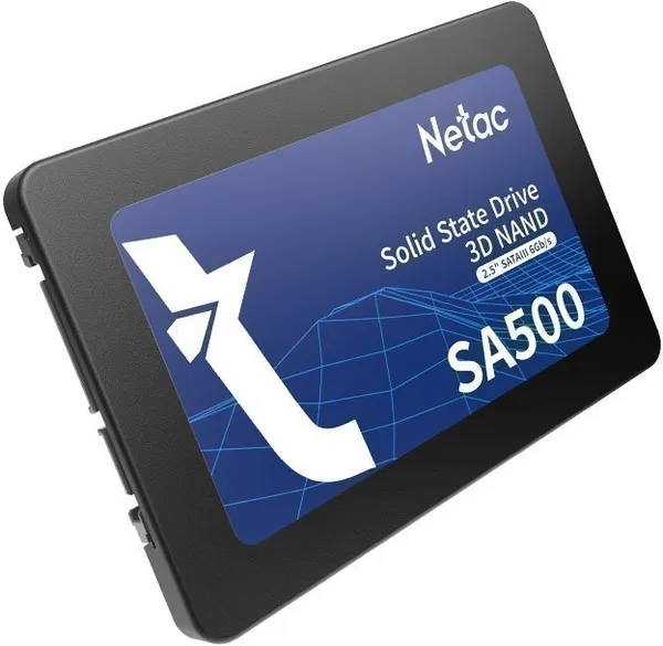 512Gb SSD Netac SA500 NT01SA500-512-S3X, 2.5", (520/450), SATA III