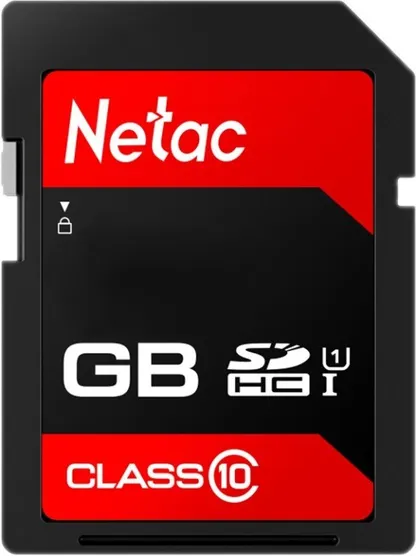 Карта памяти 8Gb Netac P600 NT02P600STN-008G-R, SD, SDHC Class 10, UHS-I U1