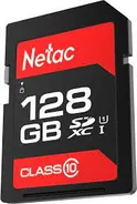 Карта памяти 128Gb Netac P600 NT02P600STN-128G-R, SD, SDXC Class 10, UHS-I U1