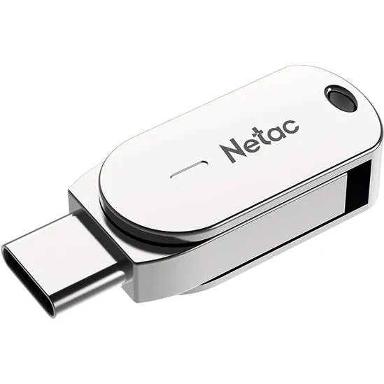 16Gb Netac U785C NT03U785C-016G-32PN, USB3.2 + USB Type-C, Silver