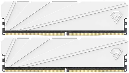 Оперативная память 32Gb Netac Shadow S White NTSSD4P32DP-32W, DDR IV, PC-25600, 3200MHz, kit 2x16Gb